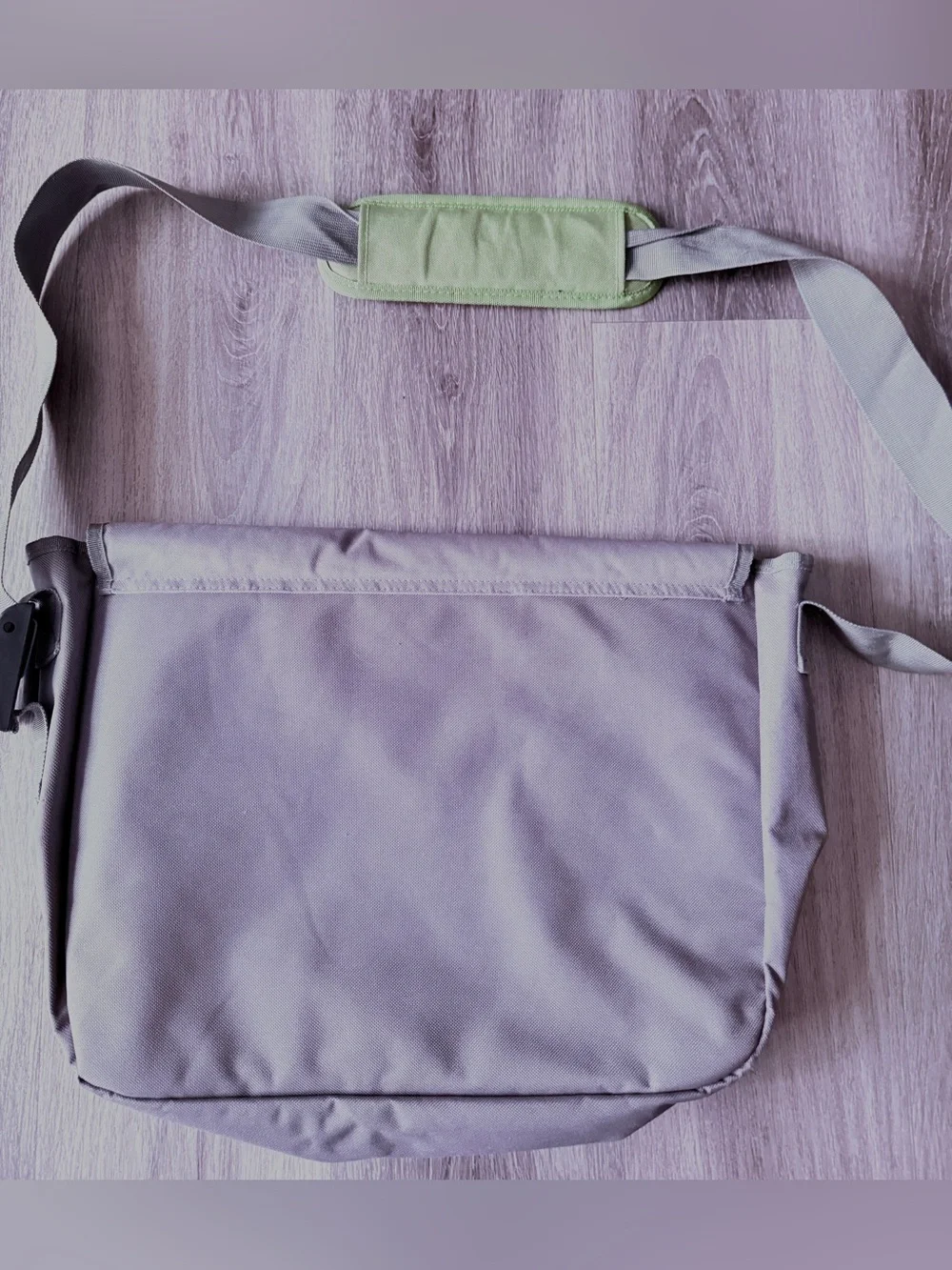 Official Xbox 360 Messenger Travel Bag Grey/Green Canvas Console Carrying Case